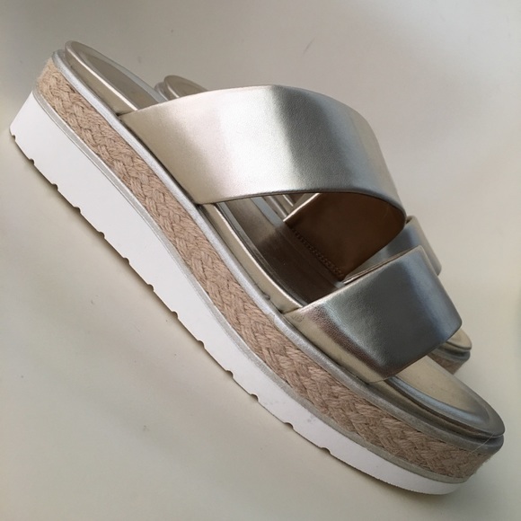 Franco Sarto Platform Espadrille Sandal Sz 10 - Picture 8 of 9